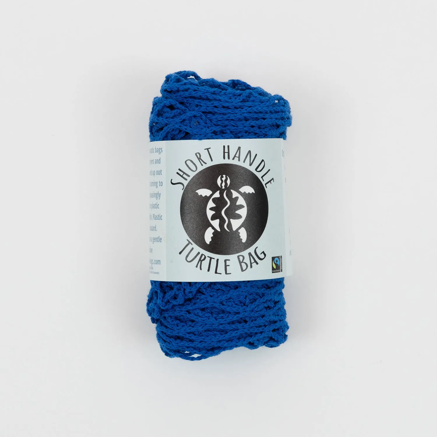Blue Organic Short Handled Bag