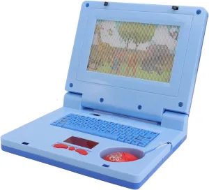 Bnineteenteam Kids Learning Education Toys, Kids Laptop Computer for Ages 3 - Blue Non Retractable