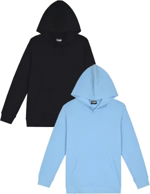 Boys Hoodies for Kids Fleece Sweatshirt 2 Pack and 3 Pack Fleece Hoodie for Boys