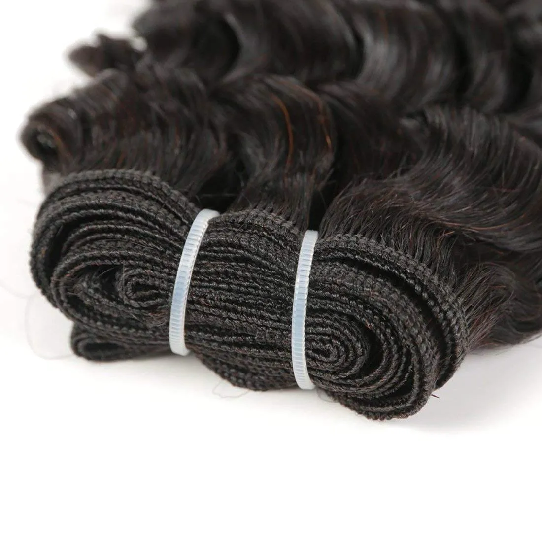 Brazilian Body Wave/Water Wave/Deep Wave/Funmi/Human Hair Bundles Unprocessed Human Hair Natural Black 50g (8/8/8/8)