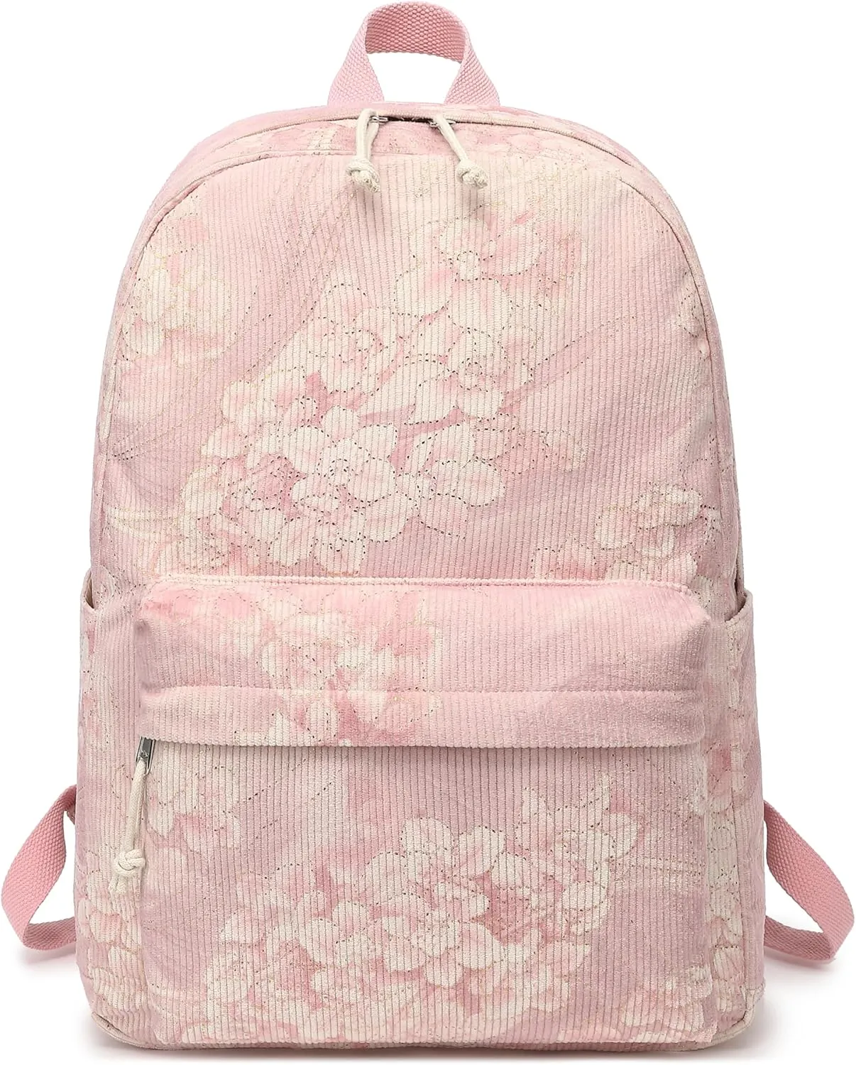 BTOOP School Backpack for Teens Large Corduroy Bookbag Lightweight Girls Boys Casual High School College 17 inch Laptop Travel Bag