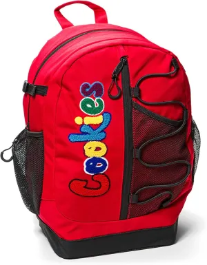 Bungee Smell Proof Backpack – Large Odorless Travel Backpack for Men & Women, Carry-On, Work, Stylish & Spacious Bag - Red