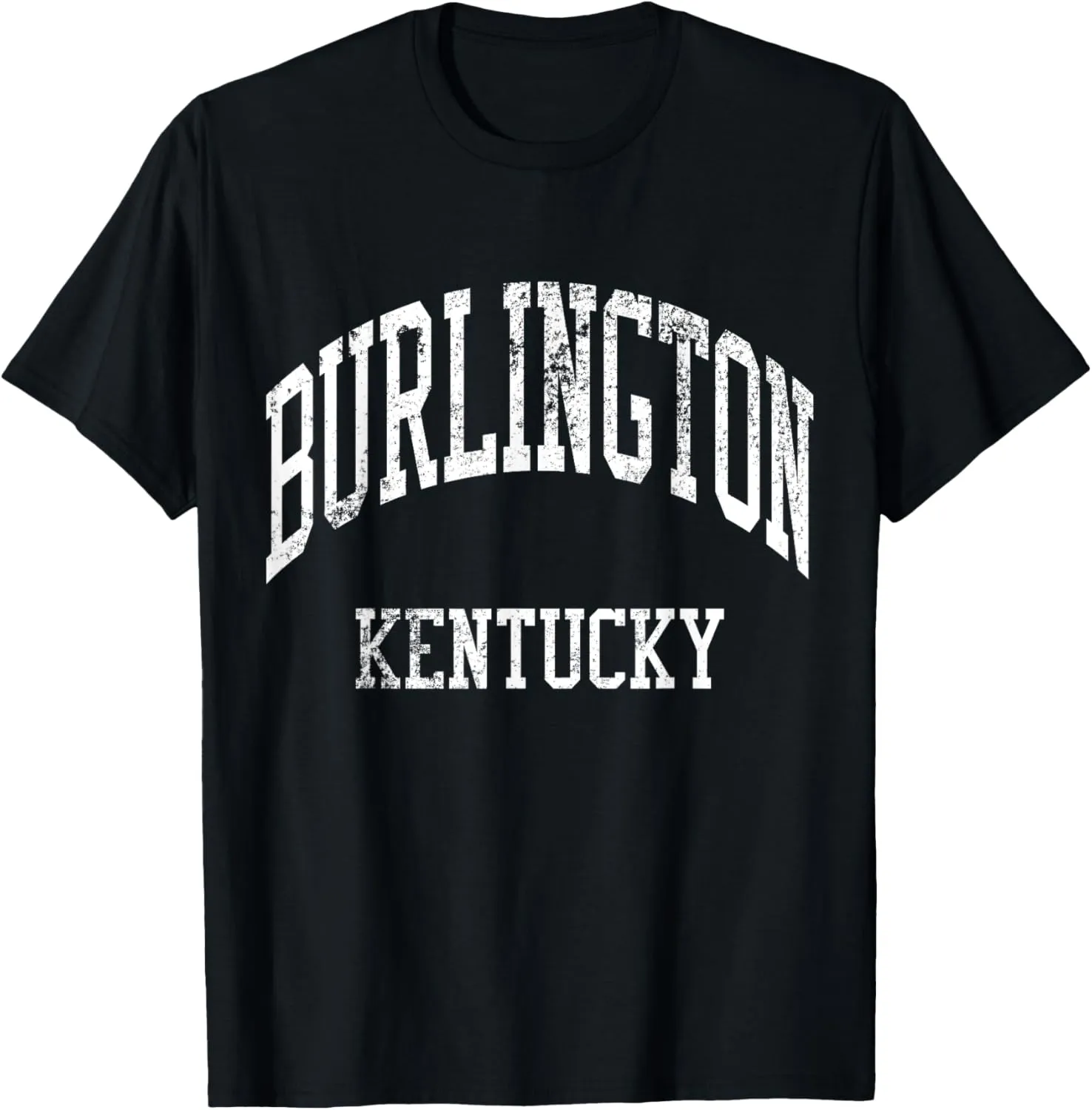 Burlington Kentucky Retro 70s College Sports Style T-Shirt