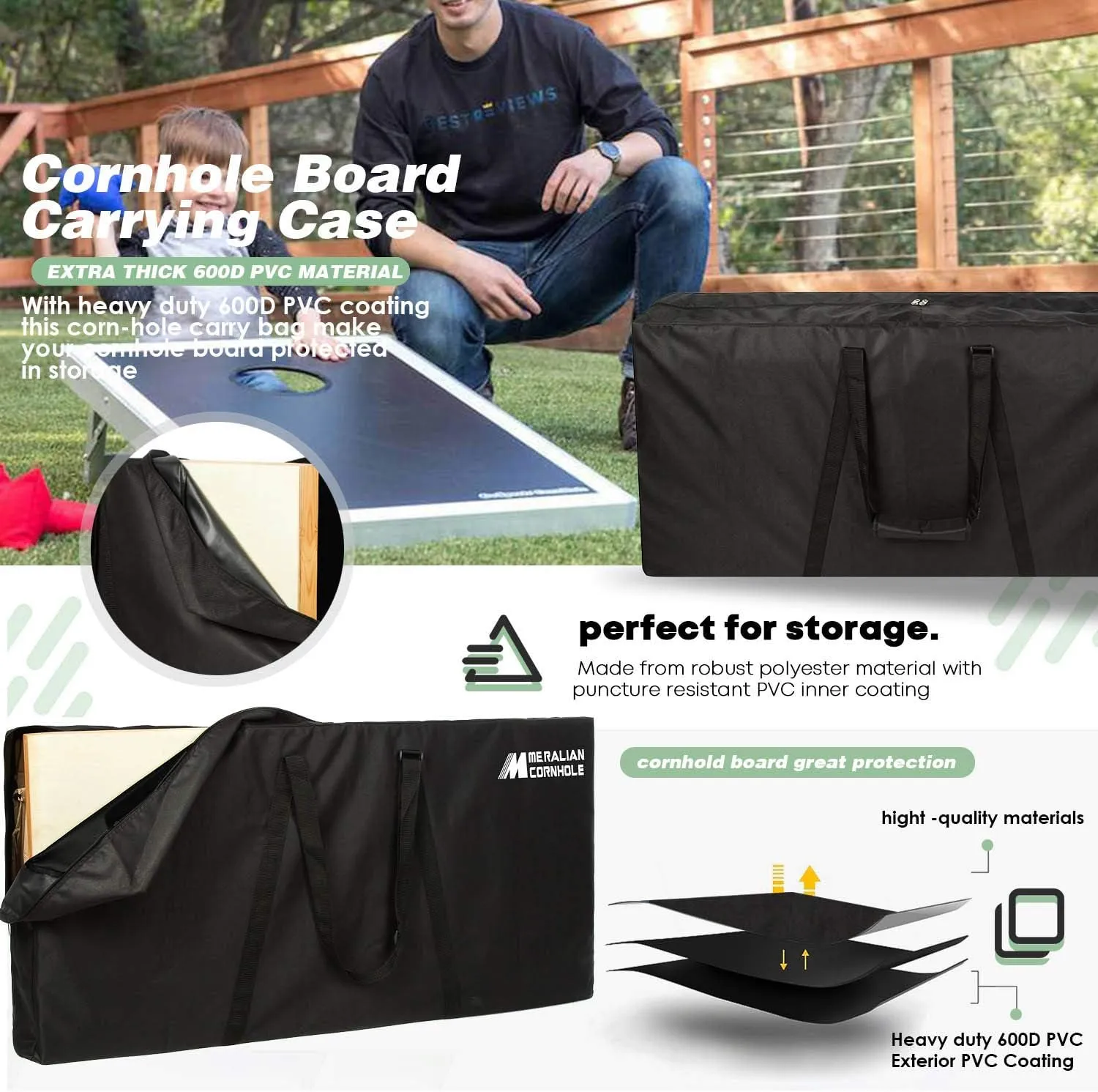 Burnt Wood American Flag Cornhole Boards - Choose Your Options - Includes 2 Boards, 8 Bags and More