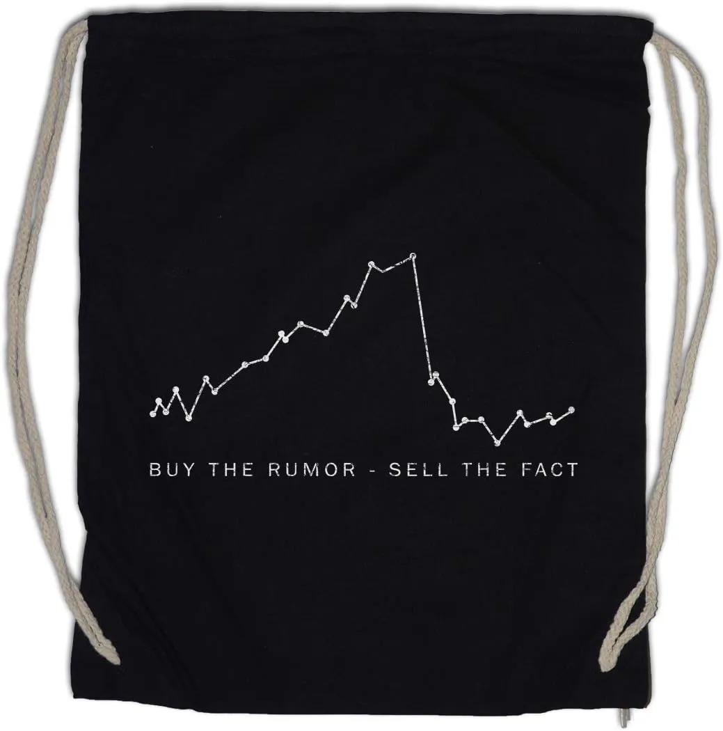 Buy The Rumor Sell The Fact Drawstring Bag Gym Sack