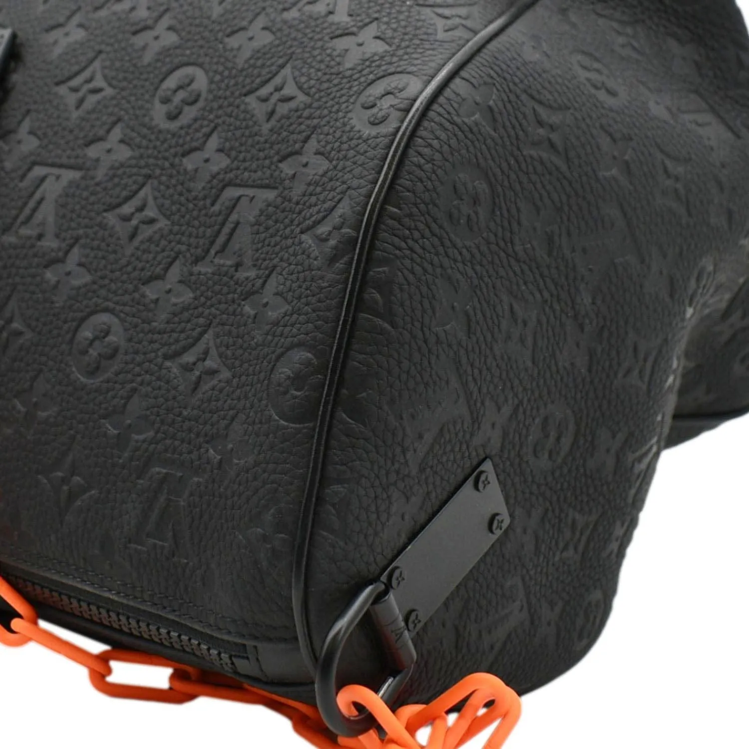 by Early access Bag Taurillon LOUIS Black 50 Money-saving Absolute Virgil VUITTON Leather Abloh Keepall Travel