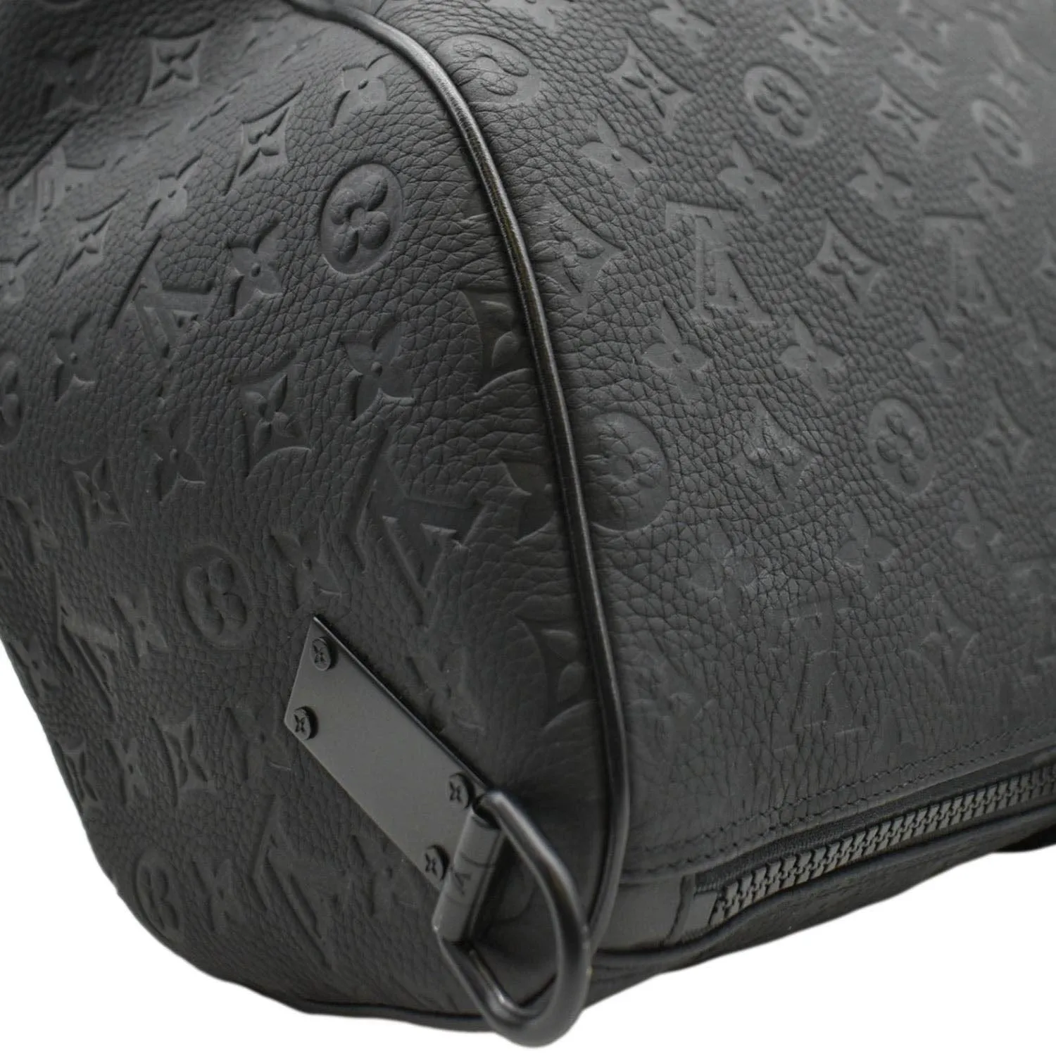 by Early access Bag Taurillon LOUIS Black 50 Money-saving Absolute Virgil VUITTON Leather Abloh Keepall Travel