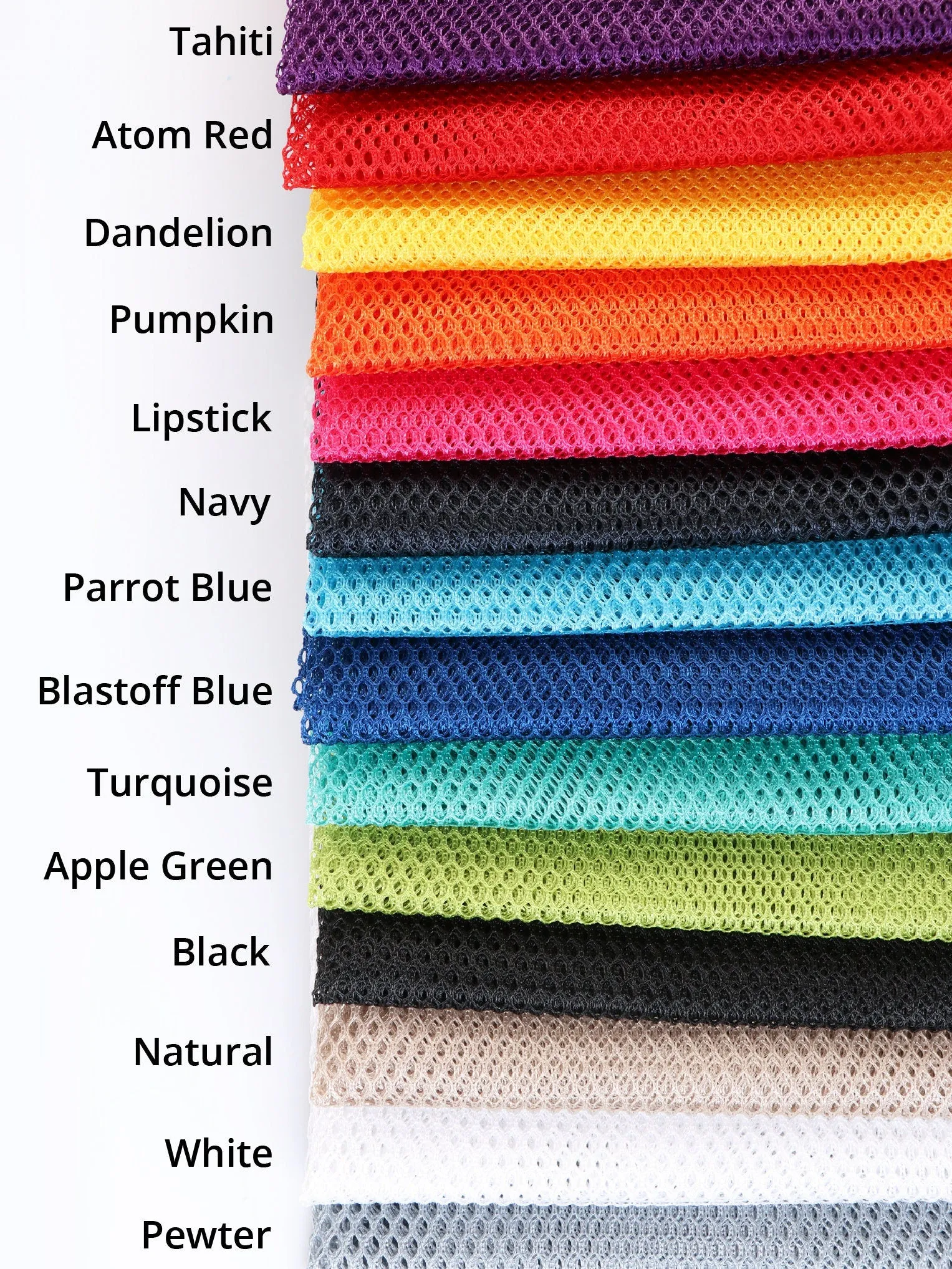 ByAnnie Lightweight Mesh Fabric - 1/2 Yard Package (18" x 54")