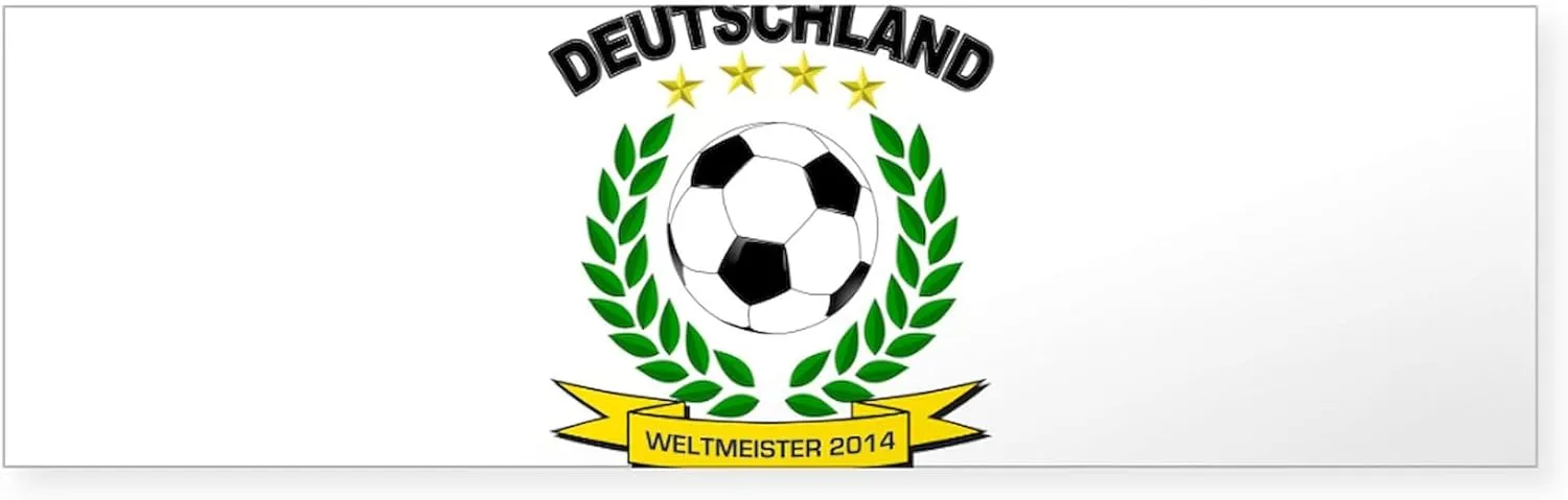 CafePress Deutschland Weltmeister 2014 Bumper Sticker Sticker (Bumper 50 pk)