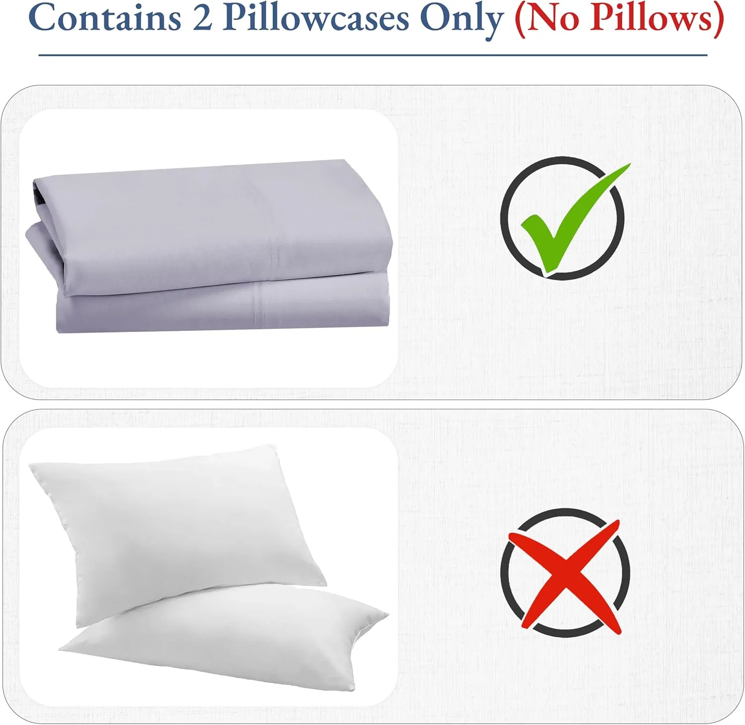 California Design Den 100% Cotton King Size Pillowcases Set of 2, 800 Thread Count, Soft Pillow Covers Sateen, Fits King Size Pillows, Softer Than Egyptian Cotton Pillowcases (Lavender)