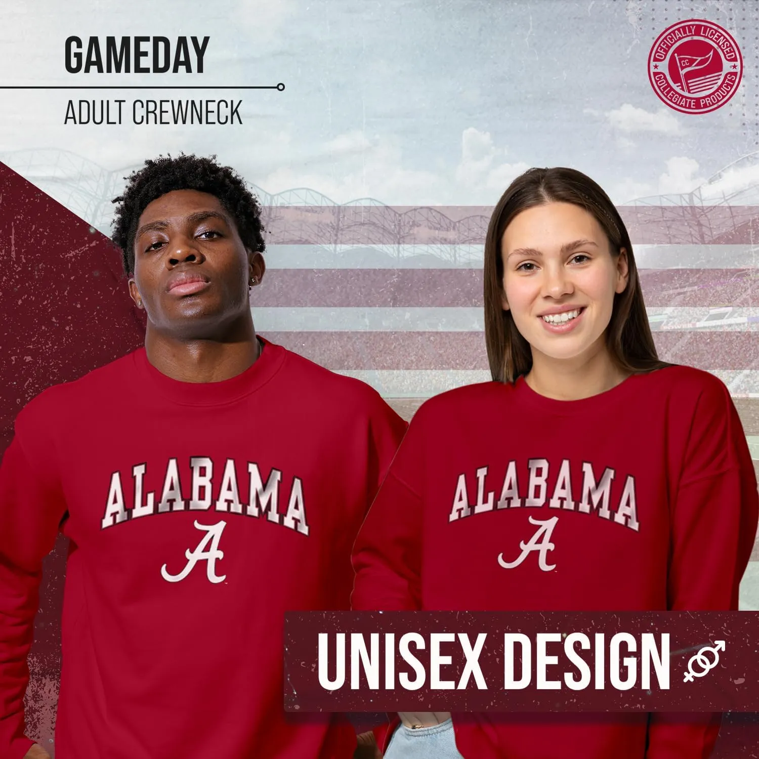 Campus Colors Adult Arch & Logo Soft Style Gameday Crewneck Sweatshirt
