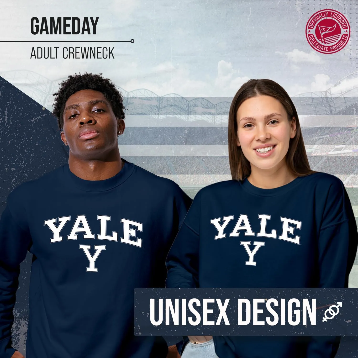 Campus Colors Adult Arch & Logo Soft Style Gameday Crewneck Sweatshirt