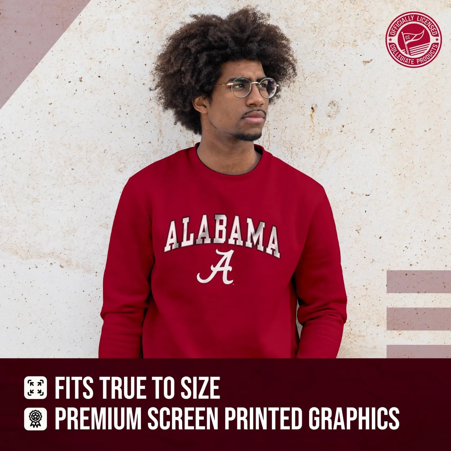 Campus Colors Adult Arch & Logo Soft Style Gameday Crewneck Sweatshirt
