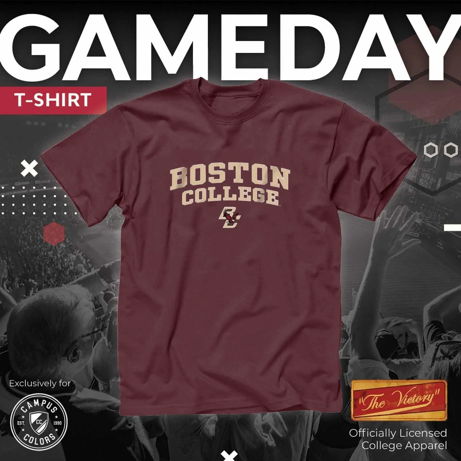 Campus Colors NCAA Adult Gameday Cotton T-Shirt