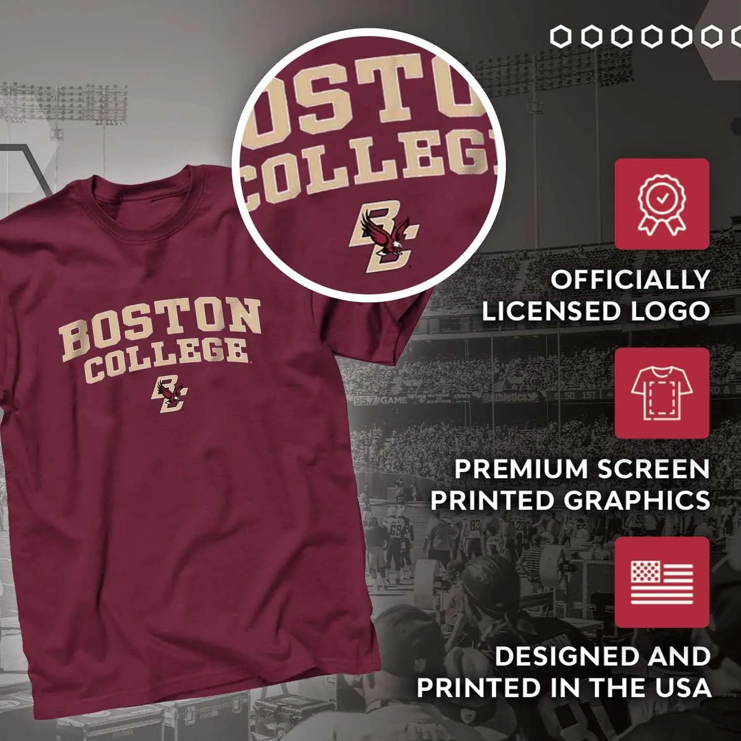 Campus Colors NCAA Adult Gameday Cotton T-Shirt