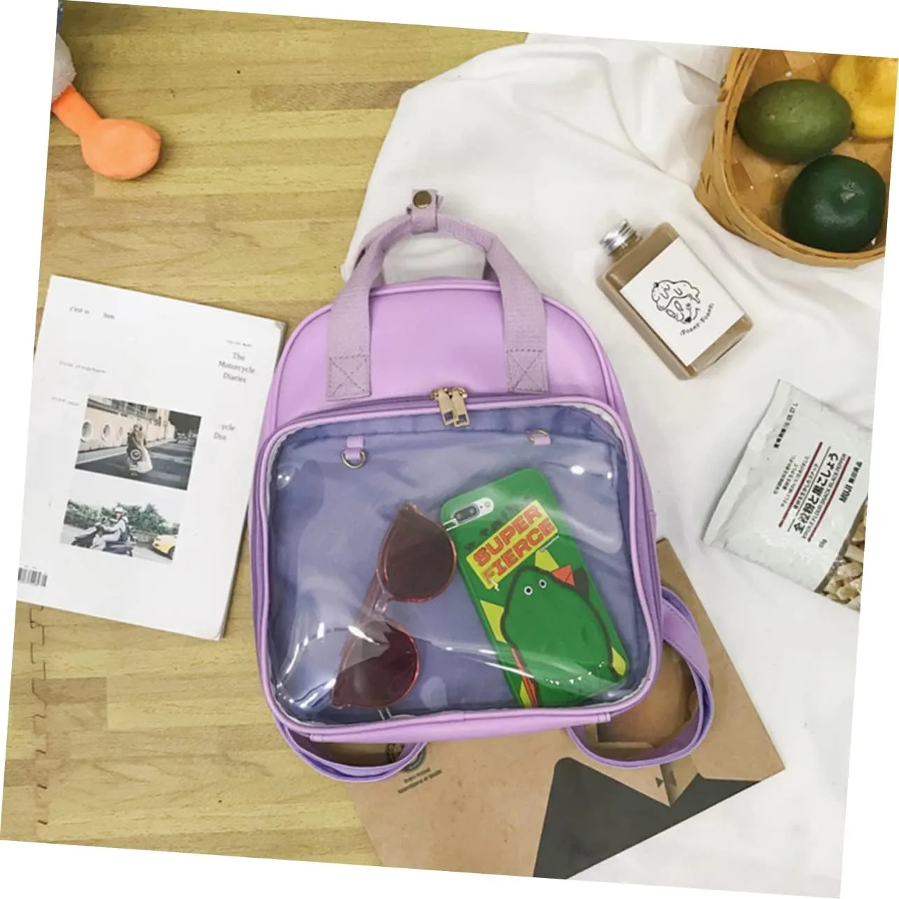 Candy Backpack School Bag Adjustable Straps Large Capacity for Girls Students Adults