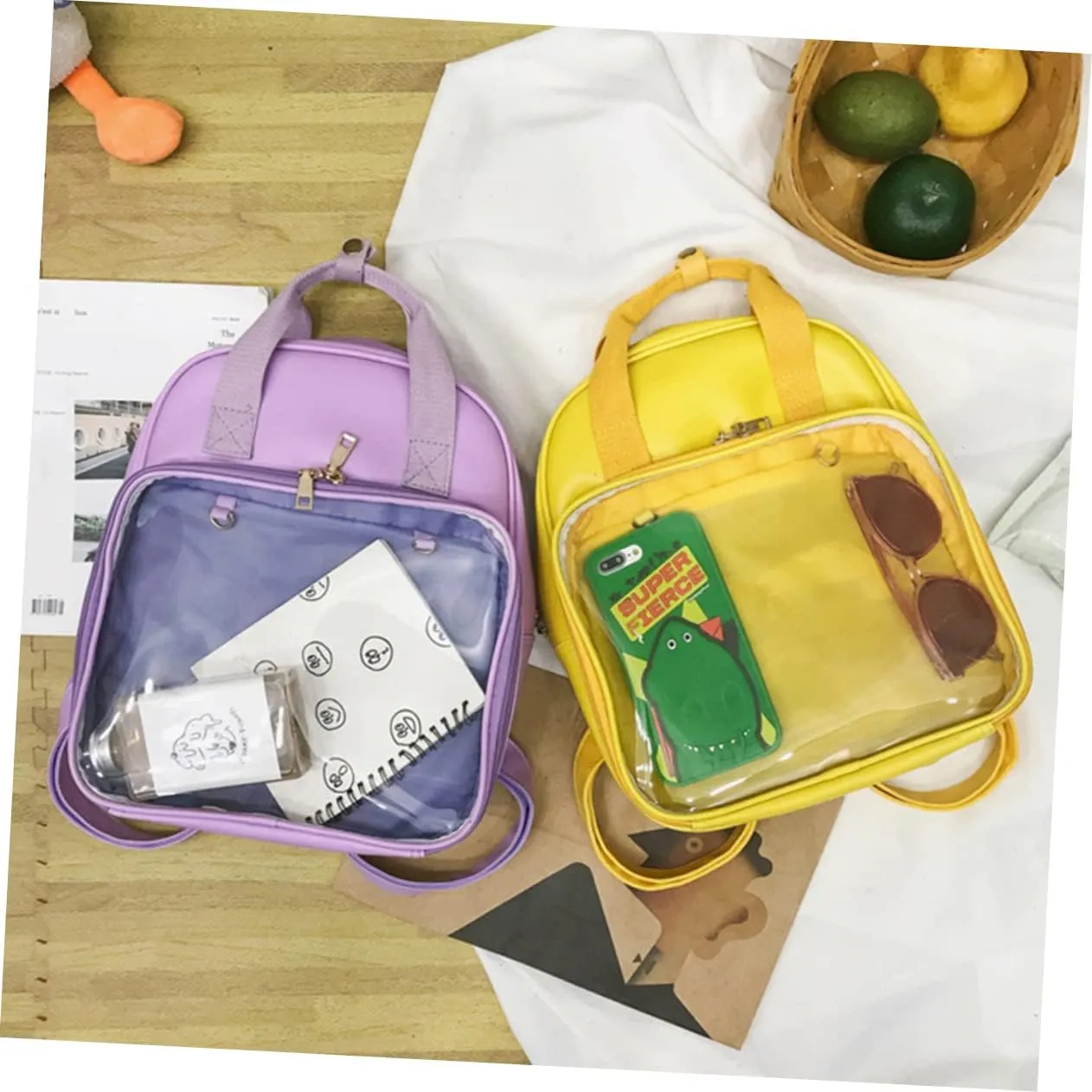 Candy Backpack School Bag Adjustable Straps Large Capacity for Girls Students Adults