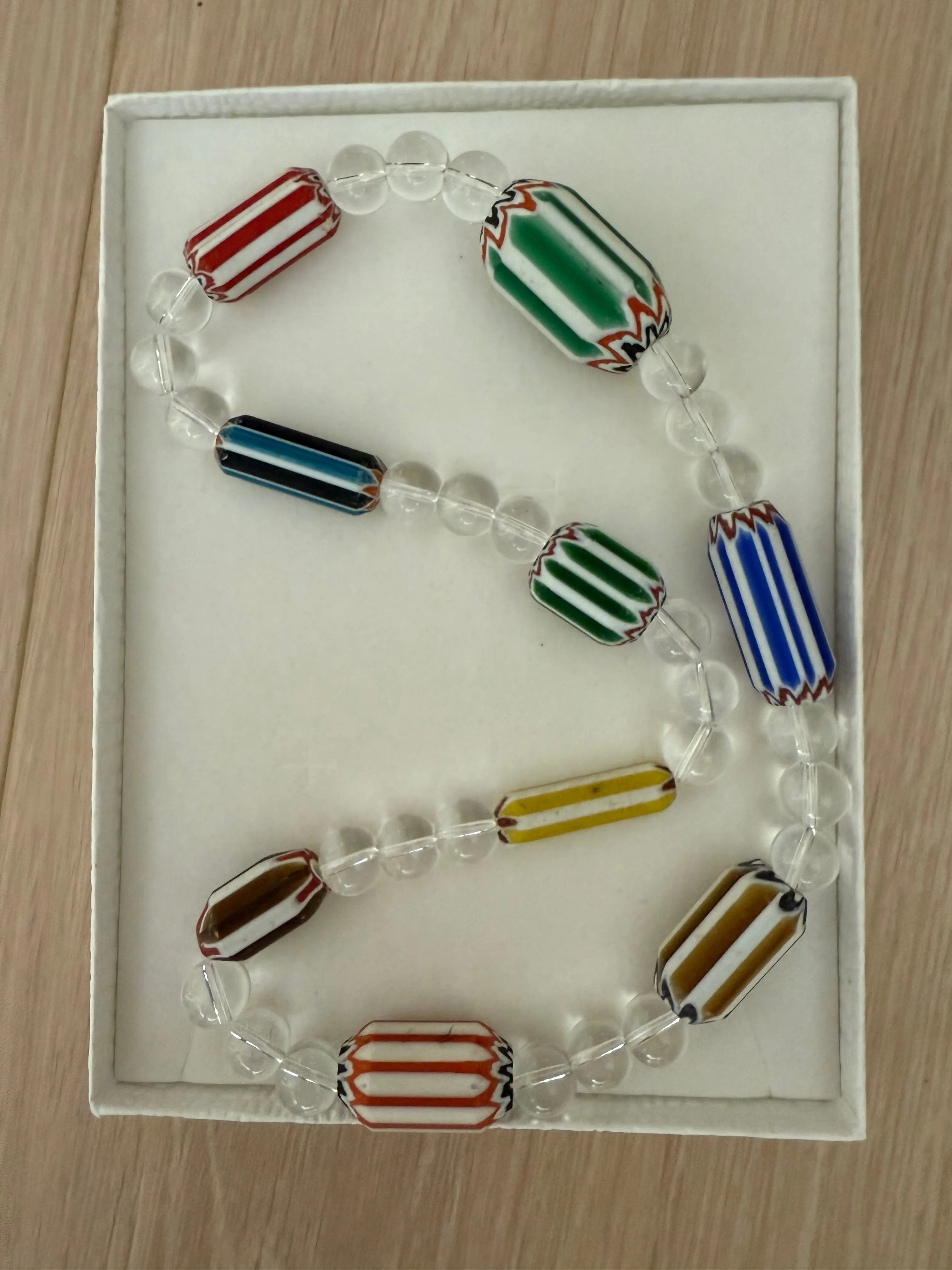 Cannes BonBon clear necklace