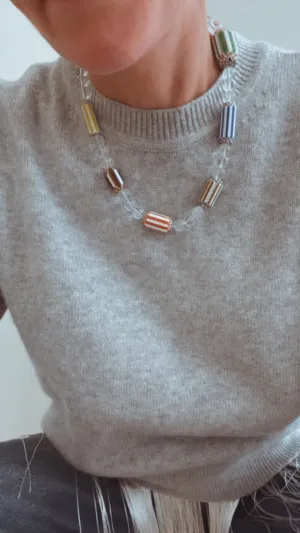 Cannes BonBon clear necklace