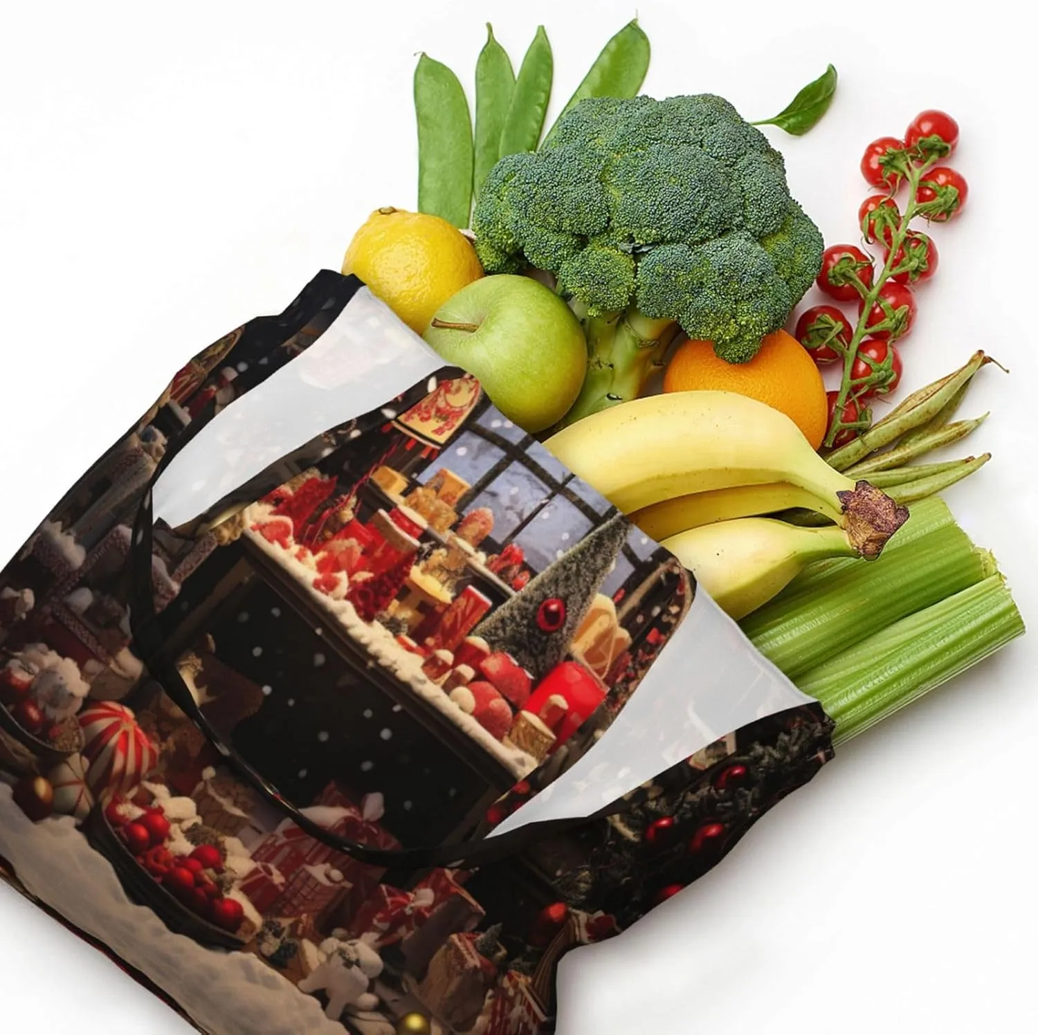 Canvas Aesthetic Tote Bag forBeach Bag Shopping BagsShoulder Bag Reusable Grocery Bags