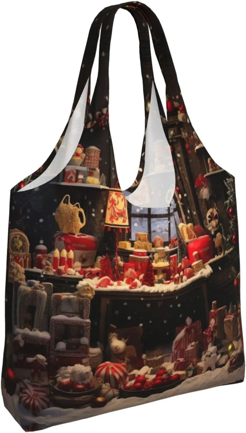 Canvas Aesthetic Tote Bag forBeach Bag Shopping BagsShoulder Bag Reusable Grocery Bags