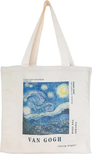 Canvas Tote Bag Aesthetic Tote Bag with Zipper Interior Pocket Shoulder Tote Bags for Women Shopping
