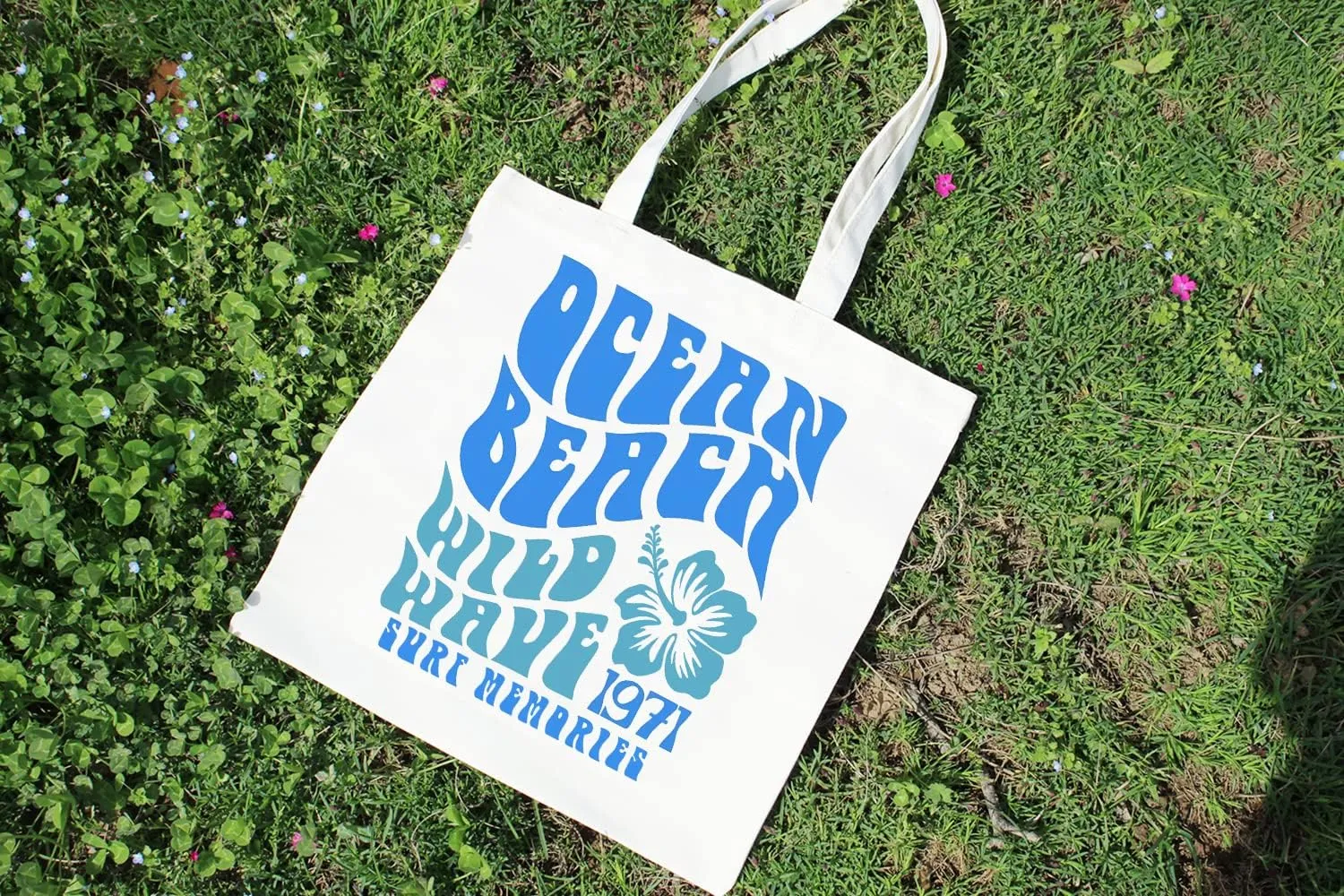 Canvas Tote Bag with Inner Pocket Aesthetic Reusable Grocery Shopping Bags Shoulder Bag Book Tote Gifts