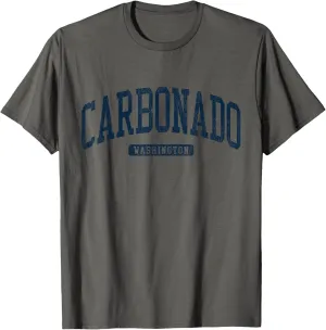 Carbonado Washington WA College University Style Blue T-Shirt