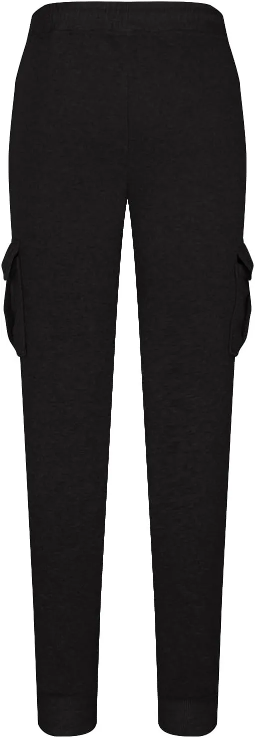 Cargo Sweatpants for Men Casual Elastic Waist Drawstring Joggers Relaxed Fit Workout Athletic Pants with Pockets