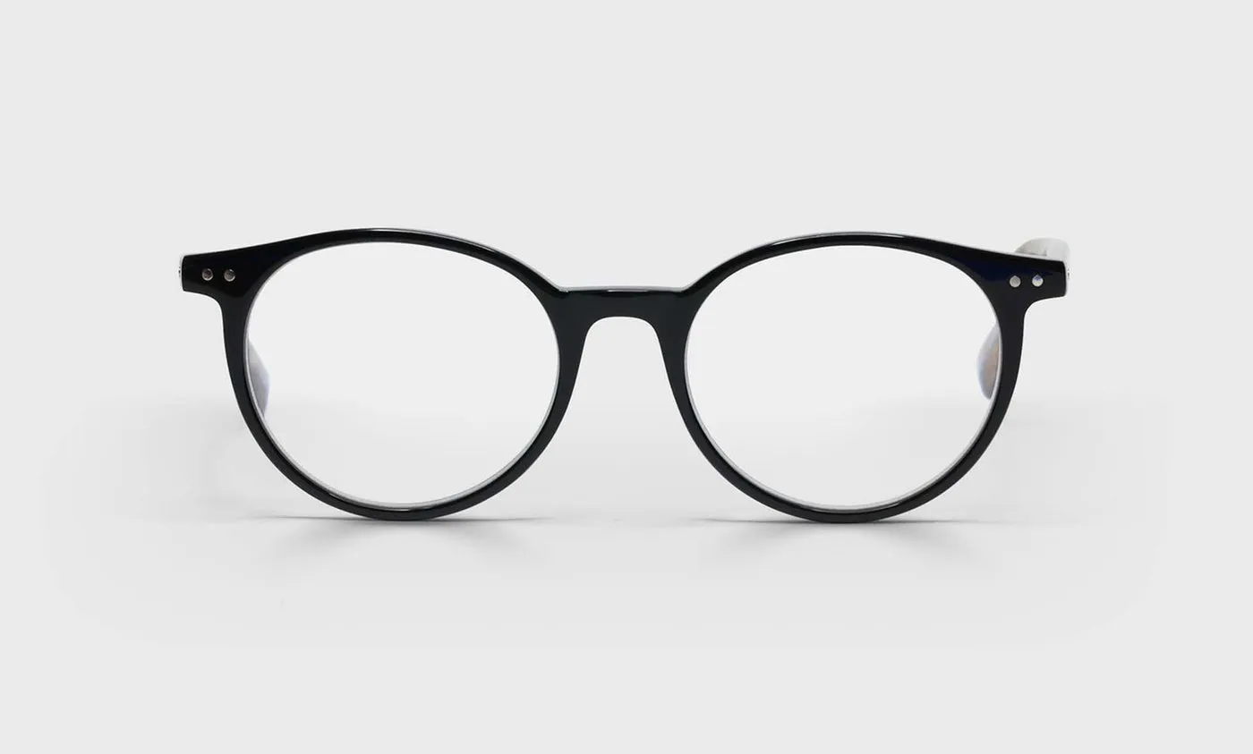 Case Closed Average Color 07 - Black & Horn Front and Temples