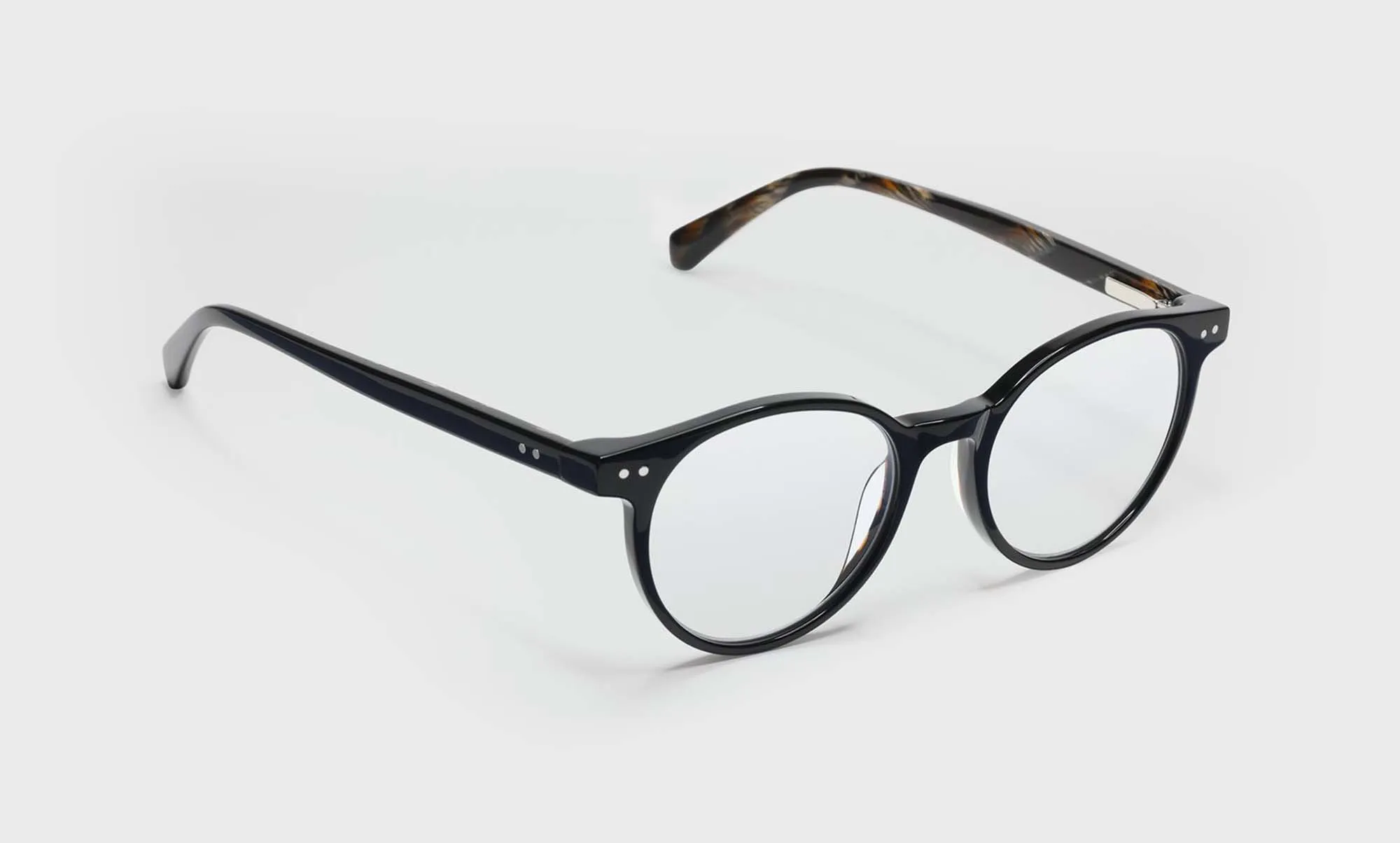 Case Closed Average Color 07 - Black & Horn Front and Temples