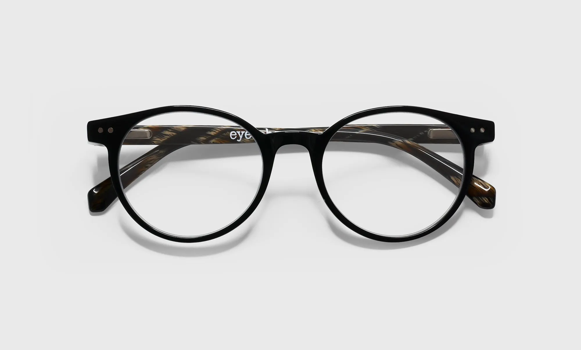 Case Closed Average Color 07 - Black & Horn Front and Temples