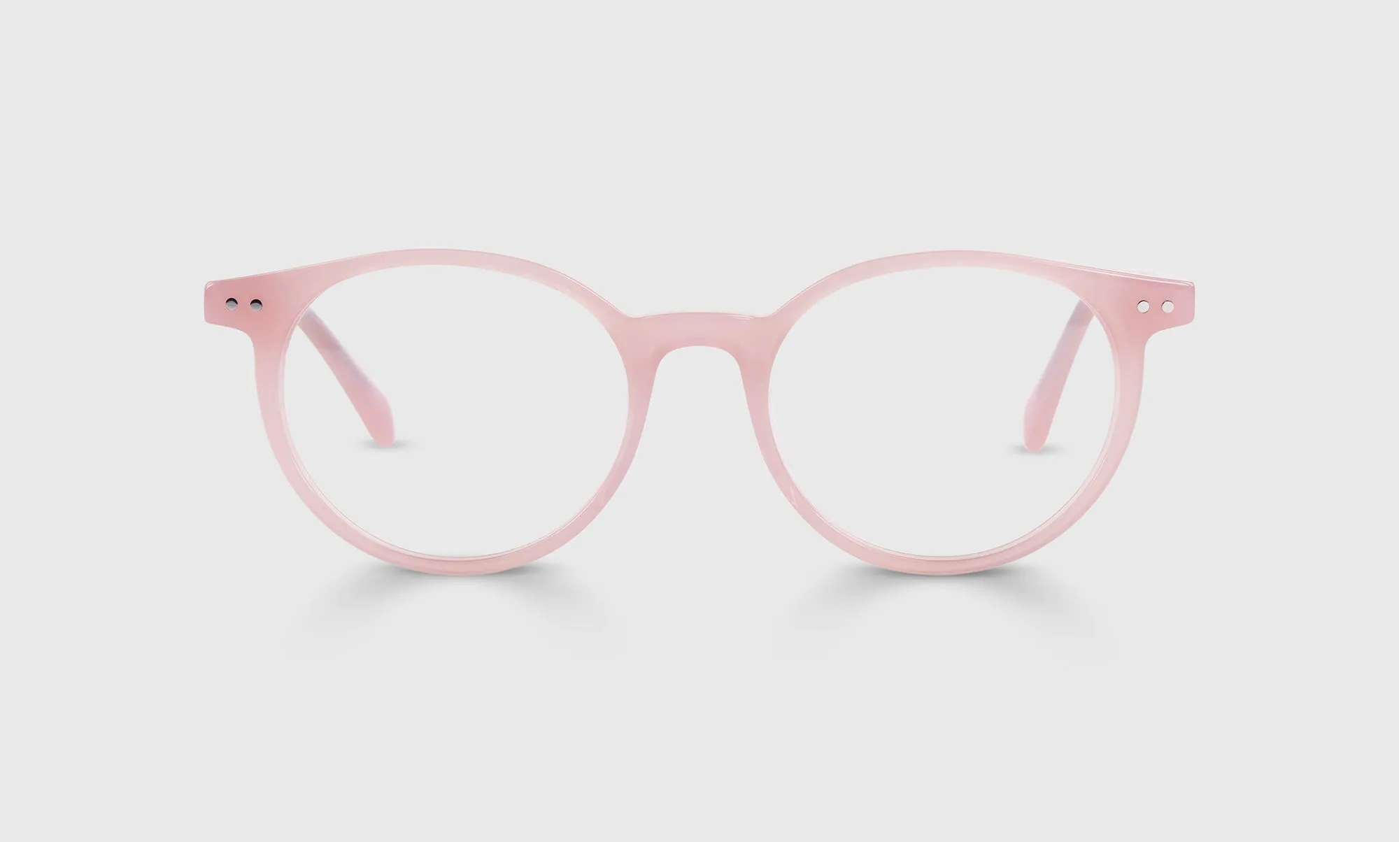 Case Closed Average Color 42 - Milky Blush Pink Front and Temples