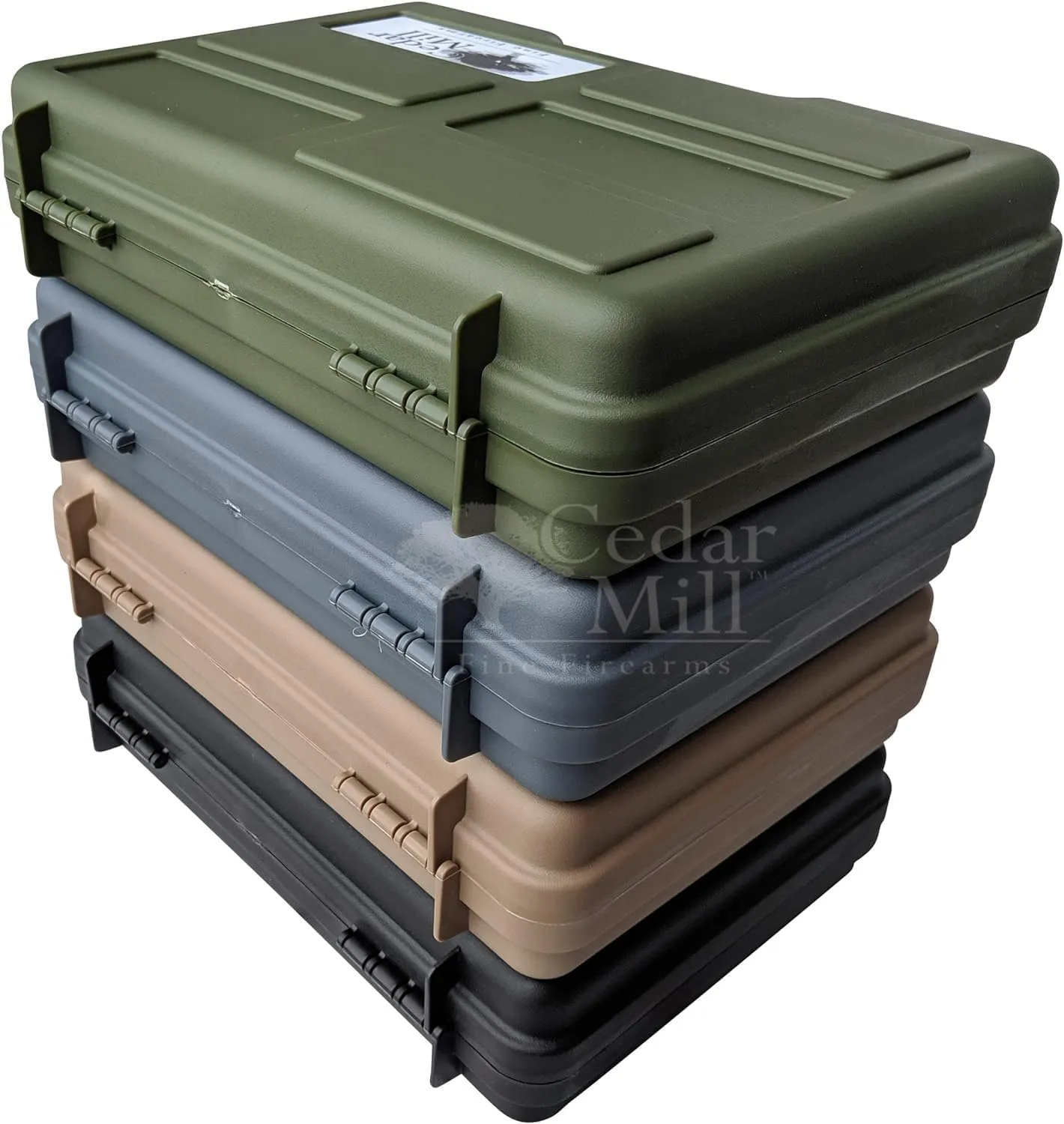 Cedar Mill Fine Firearms TSA Approved Gun Case - Gun Carry-on Bag for Handgun & 9mm Pistol, Revolver - Airline Approved Hard Case - Travel Pistol Carrying Bag (12.3” x 10.5”)