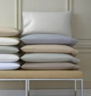 Celeste Linens by Sferra, King Pair Pillowcases, Ivory