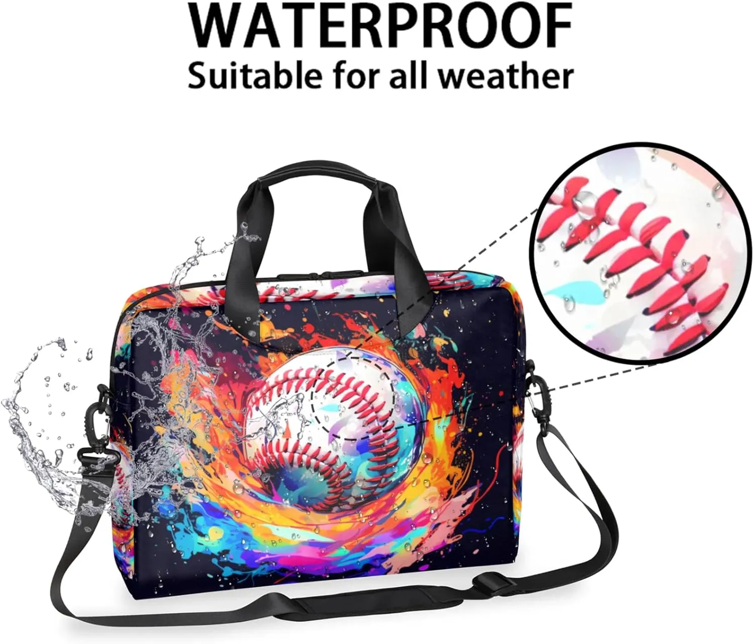 cfpolar Laptop Bag Laptop Satchel Briefcase Adjustable shoulder Carrying for 15 inch-16 inch Laptop