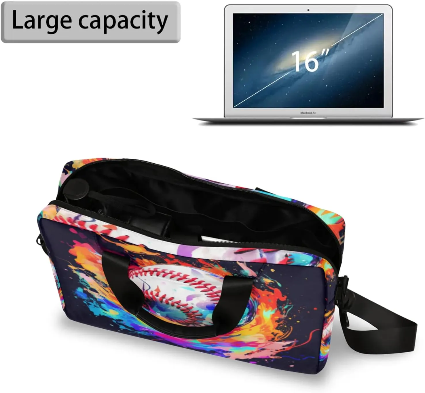 cfpolar Laptop Bag Laptop Satchel Briefcase Adjustable shoulder Carrying for 15 inch-16 inch Laptop