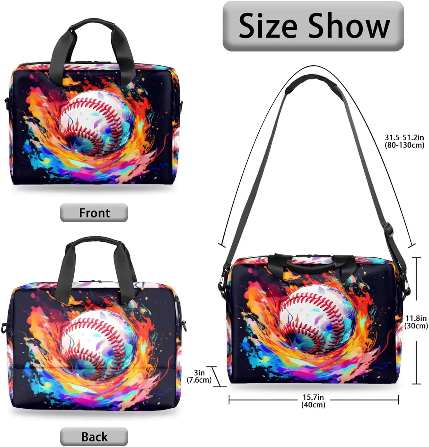 cfpolar Laptop Bag Laptop Satchel Briefcase Adjustable shoulder Carrying for 15 inch-16 inch Laptop