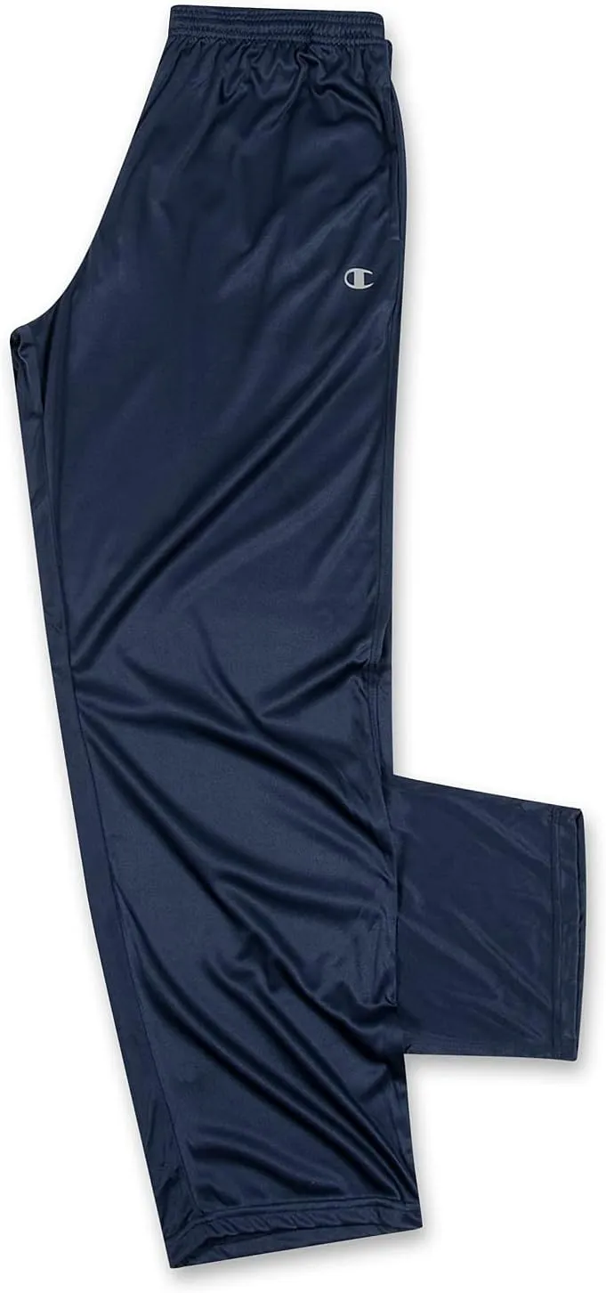 Champion Big and Tall Open Bottom Track Pants – Lightweight Powertrain Track Pants for Men