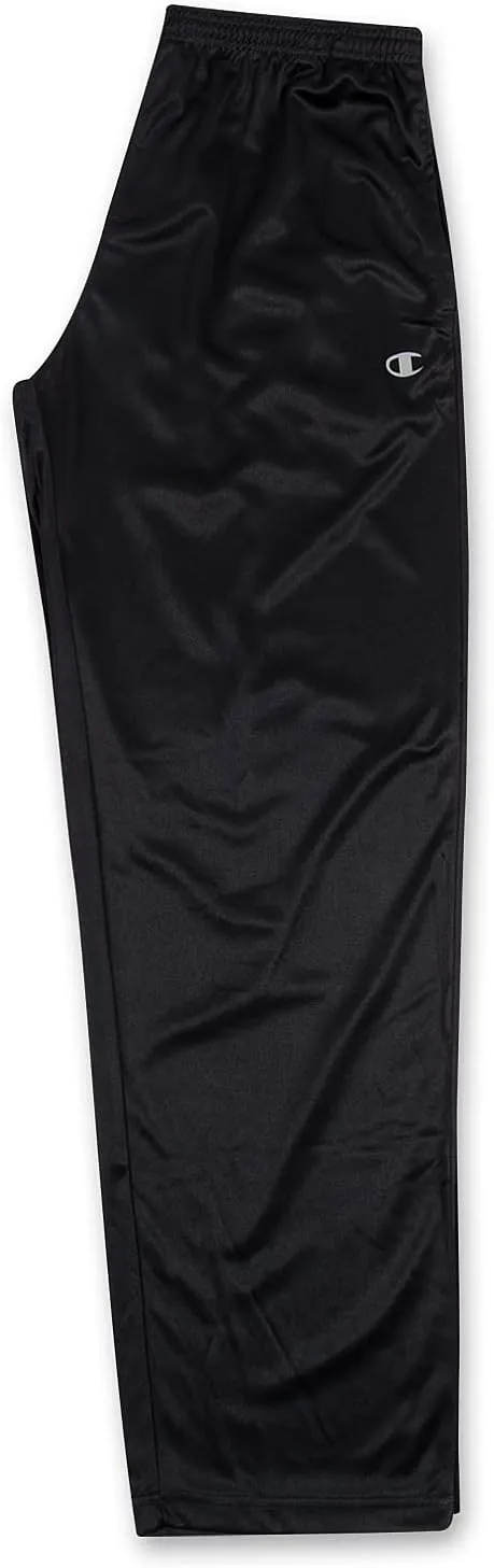 Champion Big and Tall Open Bottom Track Pants – Lightweight Powertrain Track Pants for Men
