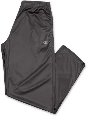 Champion Big and Tall Open Bottom Track Pants – Lightweight Powertrain Track Pants for Men