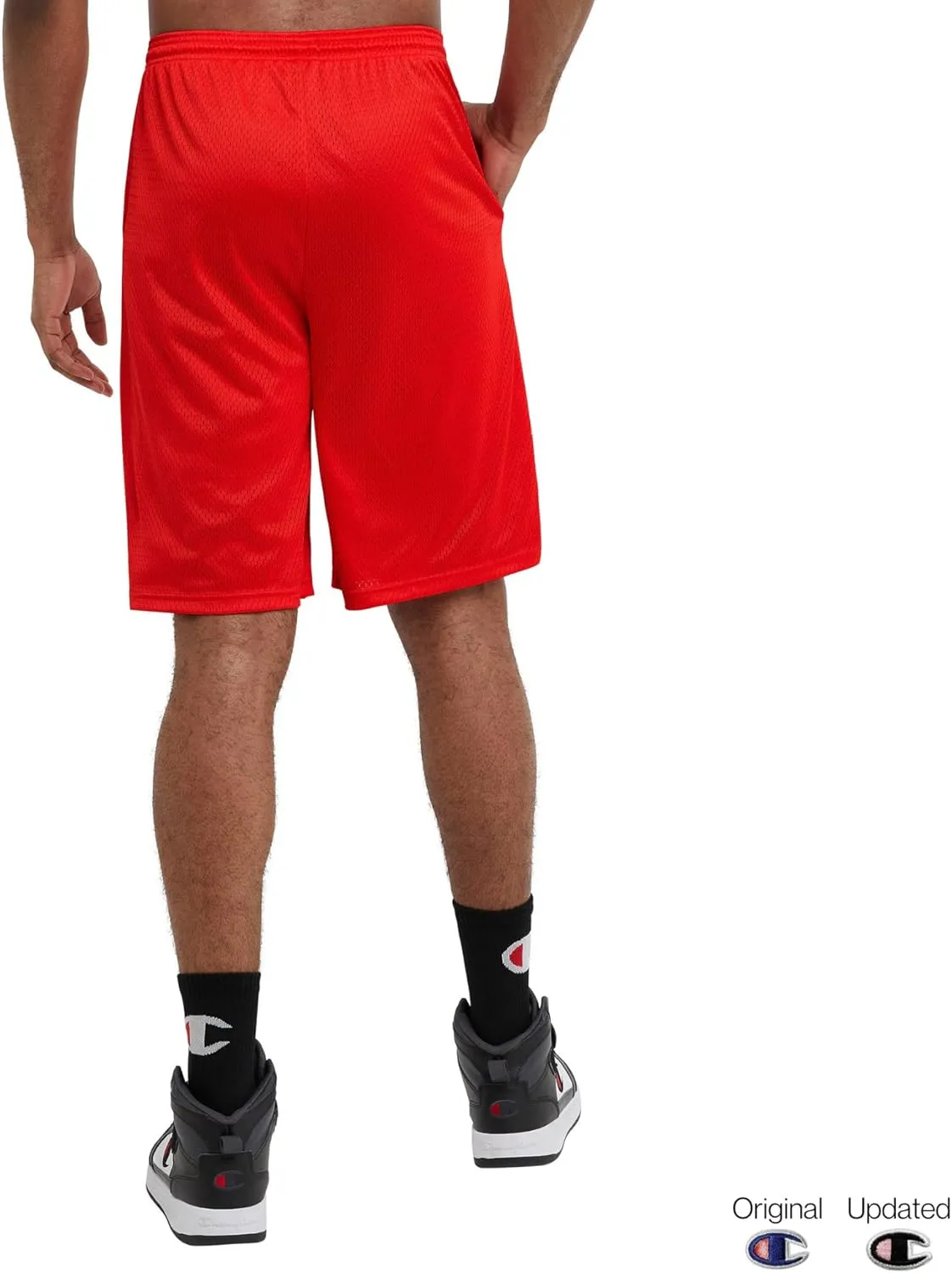 Champion Men's Shorts, Men's Mesh Gym Shorts, Lightweight Athletic Shorts (Reg. Or Big & Tall)