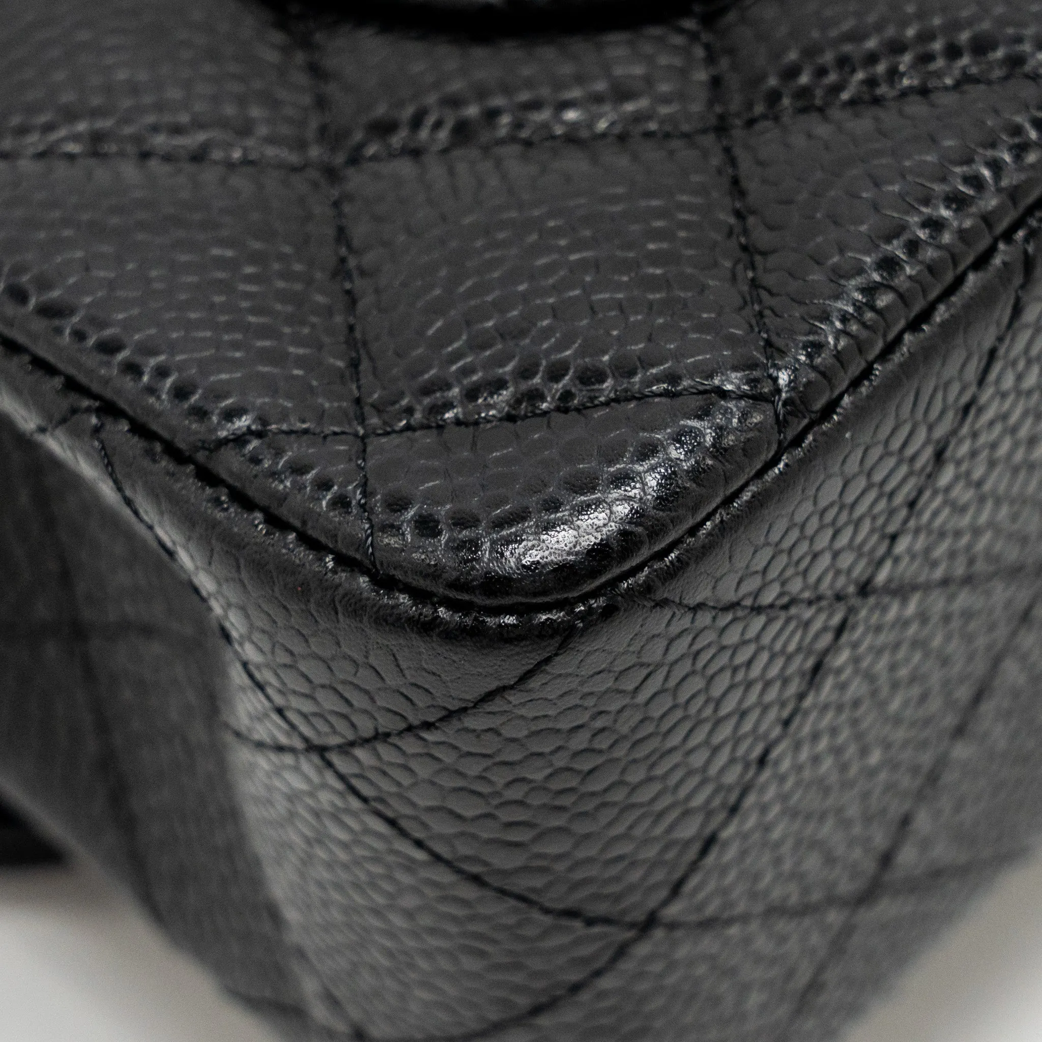 Chanel Flap Caviar Classic Black Fast international shipping Bag Double Wholesale deals  Small (Microchip)