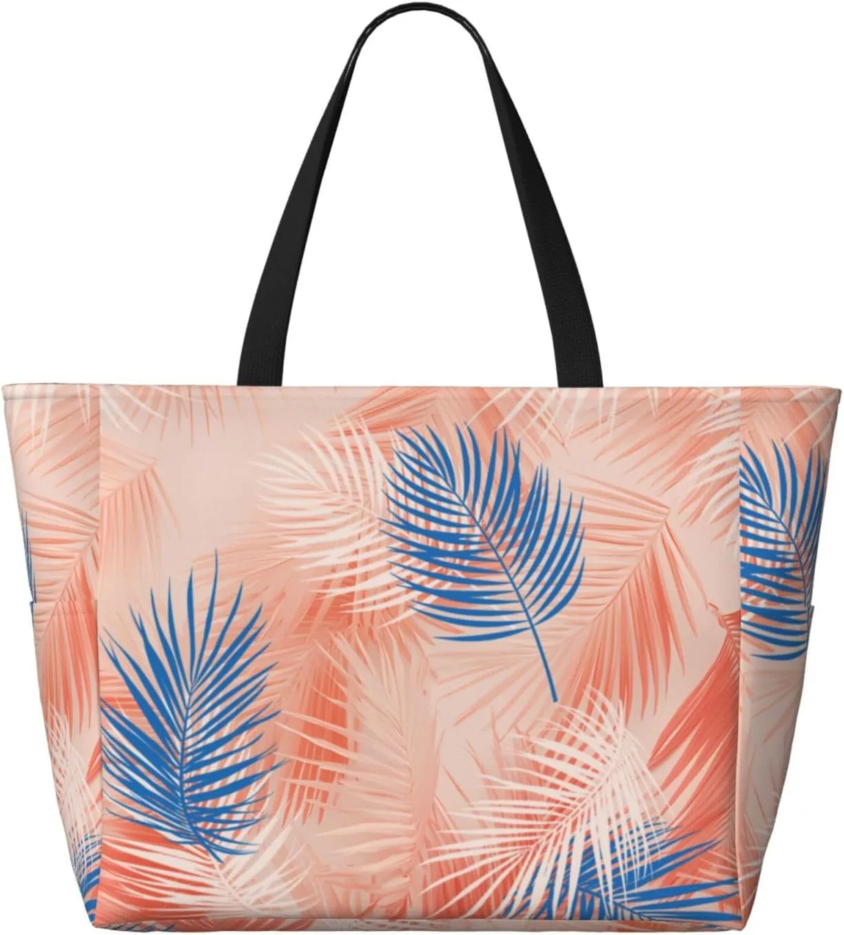 CHAOS MONKEY Women Large Beach Bag Sandproof Waterproof Travel Weekender Foldable Tote Bag for Pool Vacation Gym