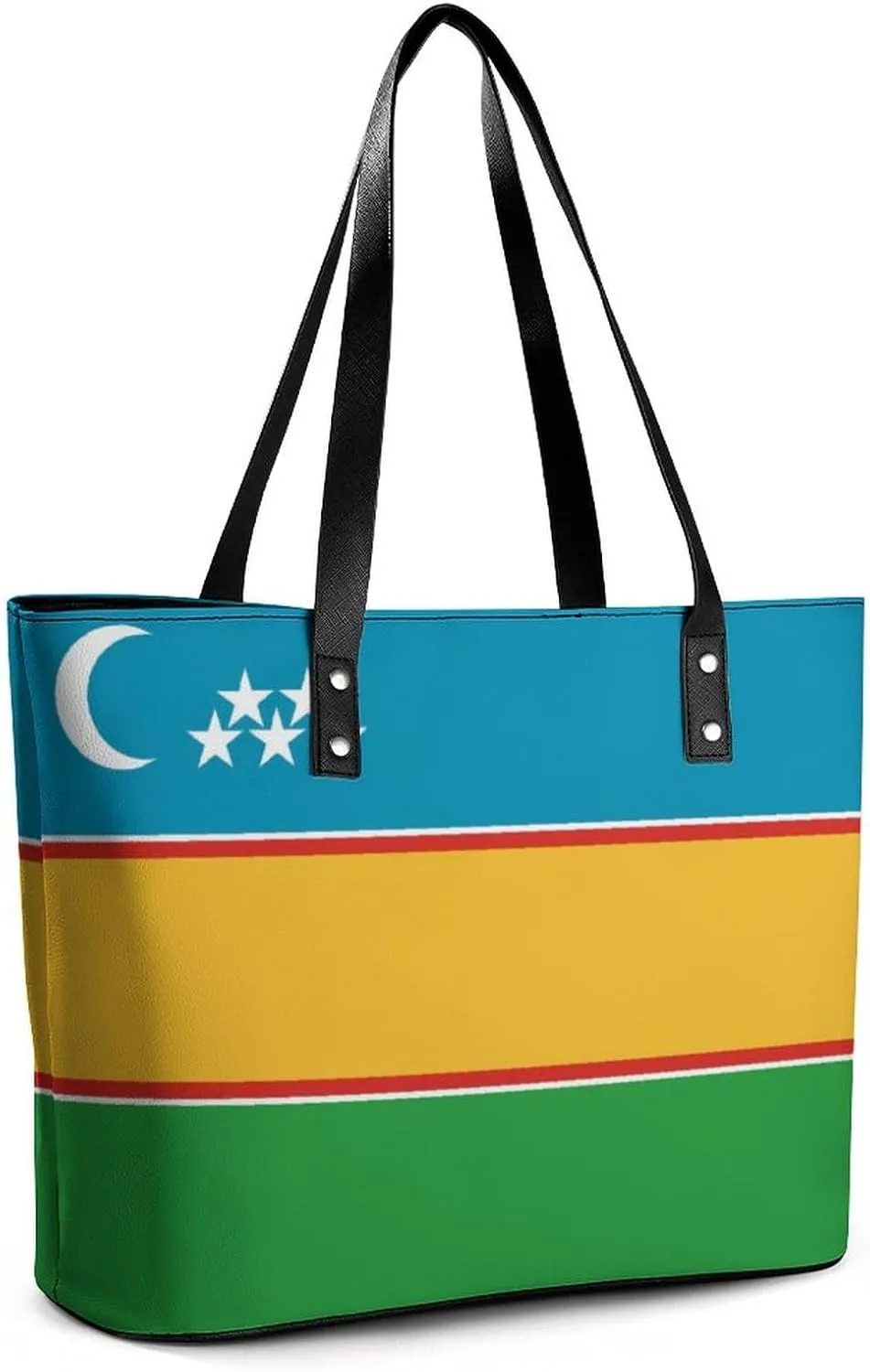 Chic British Virgin Lslands Flag Leather Tote Bag for Women Spacious and Stylish Design