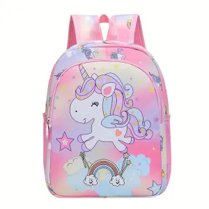 Children's Fantasy Princess Backpack With Side Net Pocket