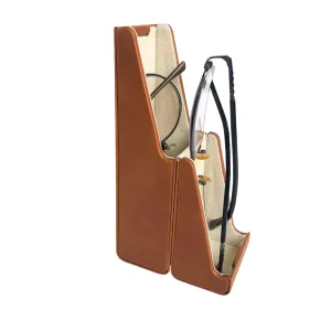 Classic Design Eco Leather Glasses Case with Reliable Eyewear Protection