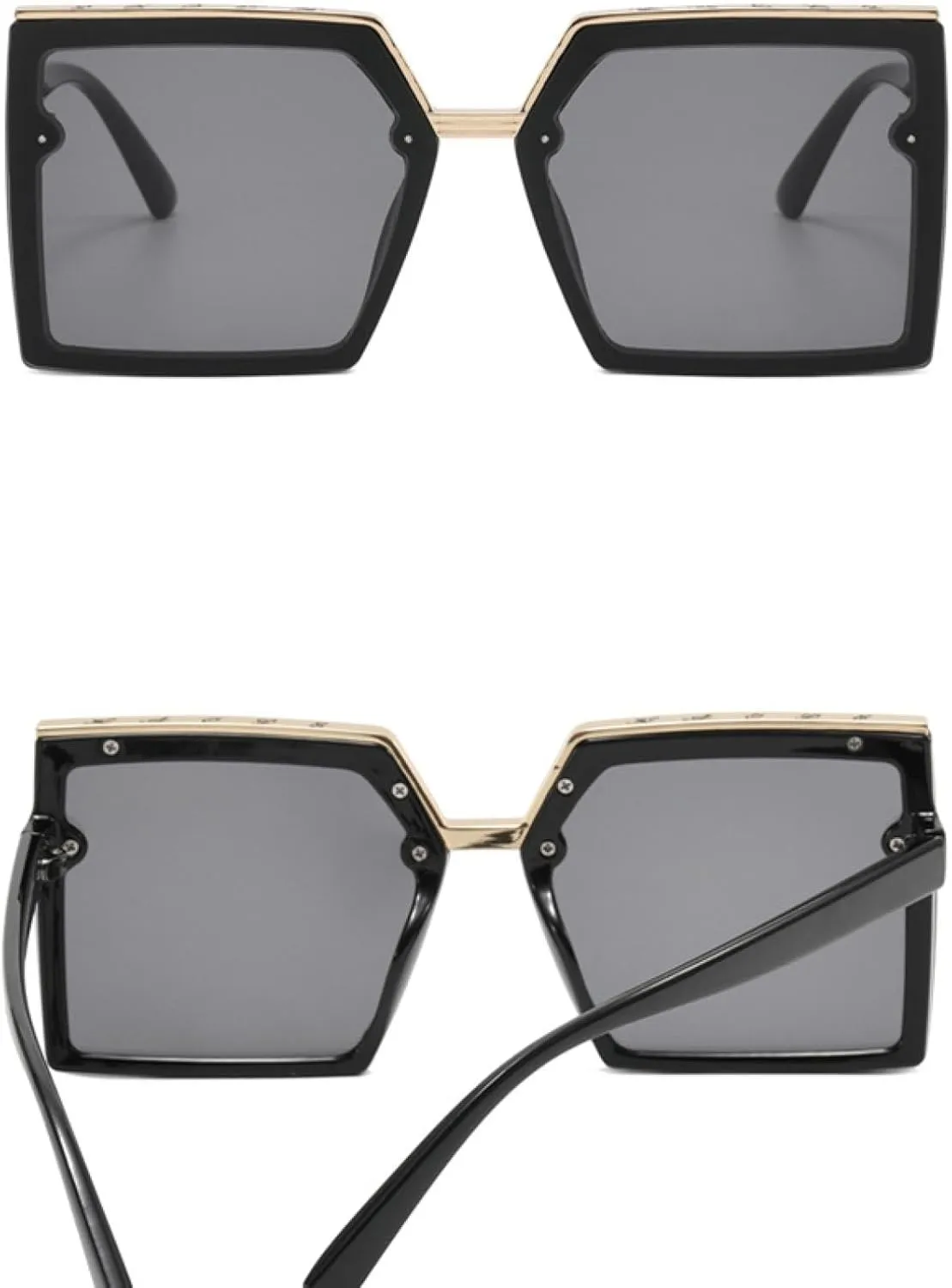 Classic Vintage Big Frame Sunglasses Women Men Trendy Outdoors Driving Fishing Sun Glasss Uv400