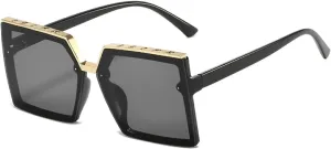 Classic Vintage Big Frame Sunglasses Women Men Trendy Outdoors Driving Fishing Sun Glasss Uv400