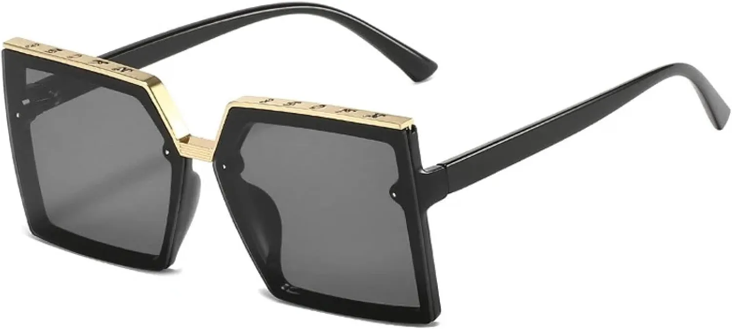 Classic Vintage Big Frame Sunglasses Women Men Trendy Outdoors Driving Fishing Sun Glasss Uv400
